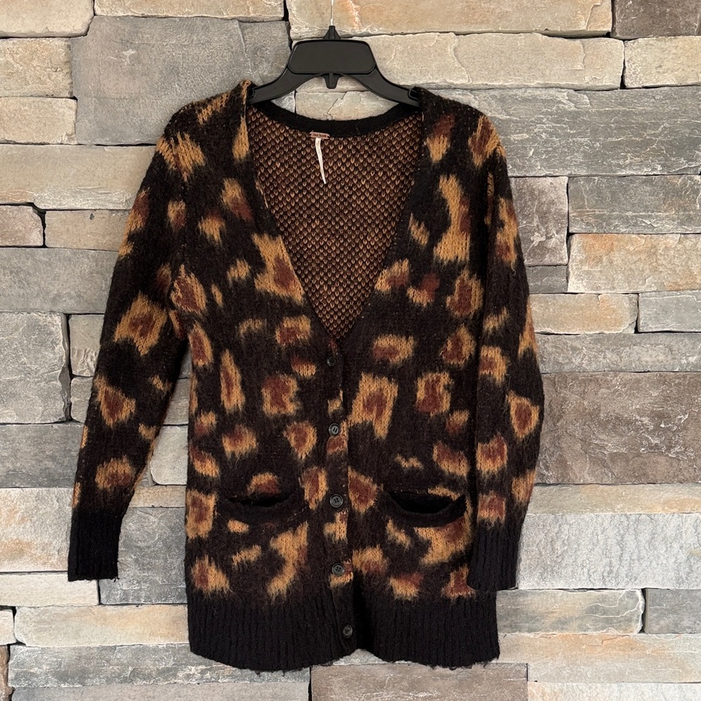Fuzzy Free People Cardigan